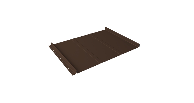 Кликфальц Line Grand Line 0.45 Drap с пленкой на замках RAL 8017 шоколад