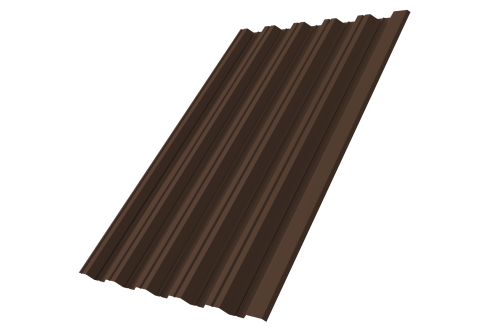 Профнастил HC35R 0.45 Drap RAL 8017 шоколад