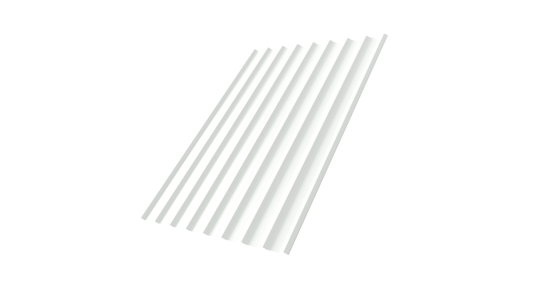 Профнастил С20 R 0,4 PE RAL 9003 сигнальный белый