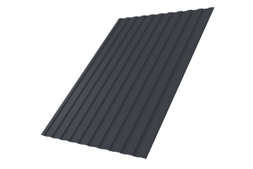 Профнастил С8А 0,45 Drap ST RAL 7024 мокрый асфальт