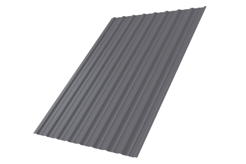 Профнастил С10A 0,45 Drap RAL 7004 сигнальный серый