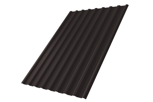 Профнастил С20R 0,5 Drap TX RAL 9005 черный
