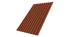 Профнастил С21R 0.45 Drap ST RAL 8004 терракота