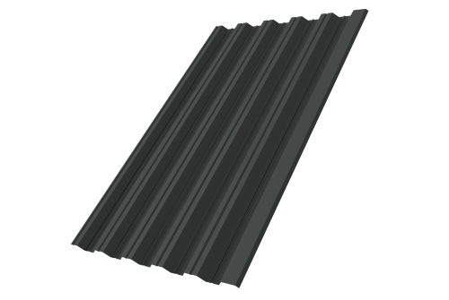 Профнастил HC35R 0.45 Drap TX RAL 7016 антрацитово-серый