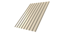 Профнастил С20А 0.5 Satin RAL 1015 светлая слоновая кость