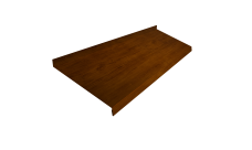 Отлив простой 200 0,45 Print Premium Golden Wood Intense FTC (3м)