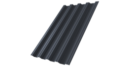 Профнастил НС44 0,7 PE-Double RAL 7024 мокрый асфальт