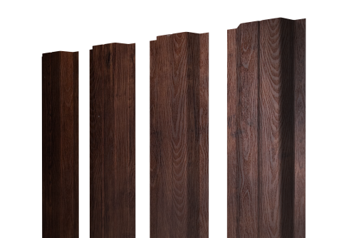 Штакетник П-образный A с прямым резом 0,45 Print-Double Premium Cherry Wood Fresh