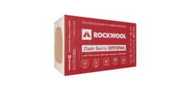 Утеплитель Rockwool Лайт Баттс Оптима 1000х600х50мм (в упак.0,3 м3)