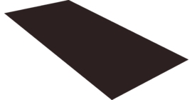 Плоский лист 0.45 PE-Double RAL 9005 черный