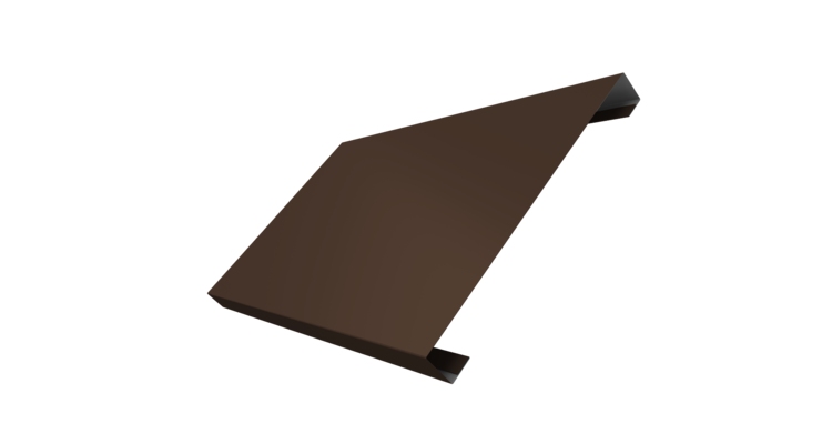 Ламель лицевая 200 забора жалюзи Texas 0.5 Drap TX RAL 8017 шоколад