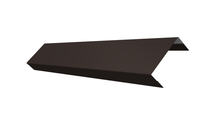 Ламель обратная 50 забора жалюзи Texas 0.5 Satin Matt с пленкой RR 32 темно-коричневый