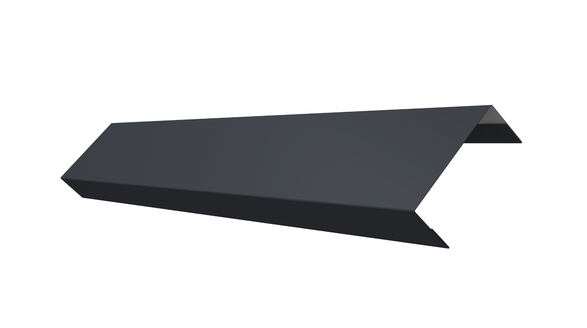 Ламель обратная 50 забора жалюзи Texas 0.5 PurPro с пленкой RAL 7024 мокрый асфальт