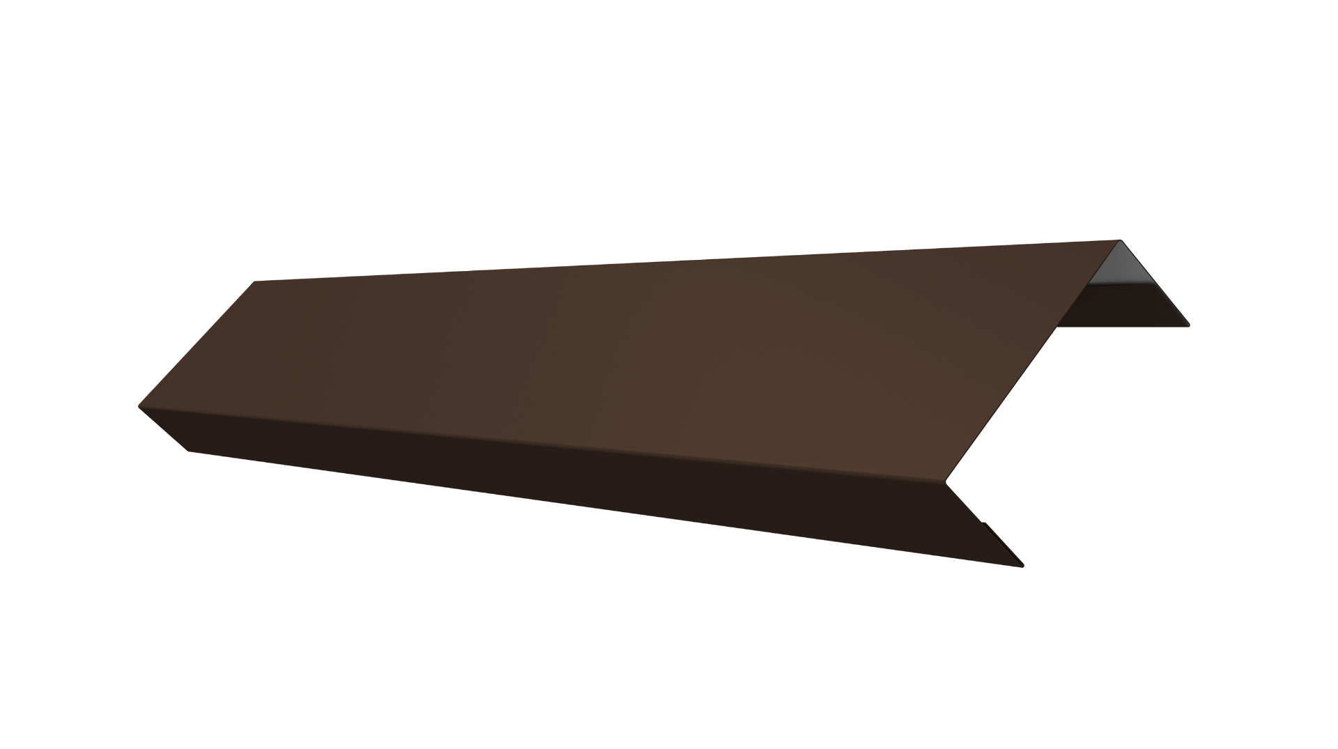 Ламель обратная 50 забора жалюзи Texas 0.5 PurPro с пленкой RAL 8017 шоколад