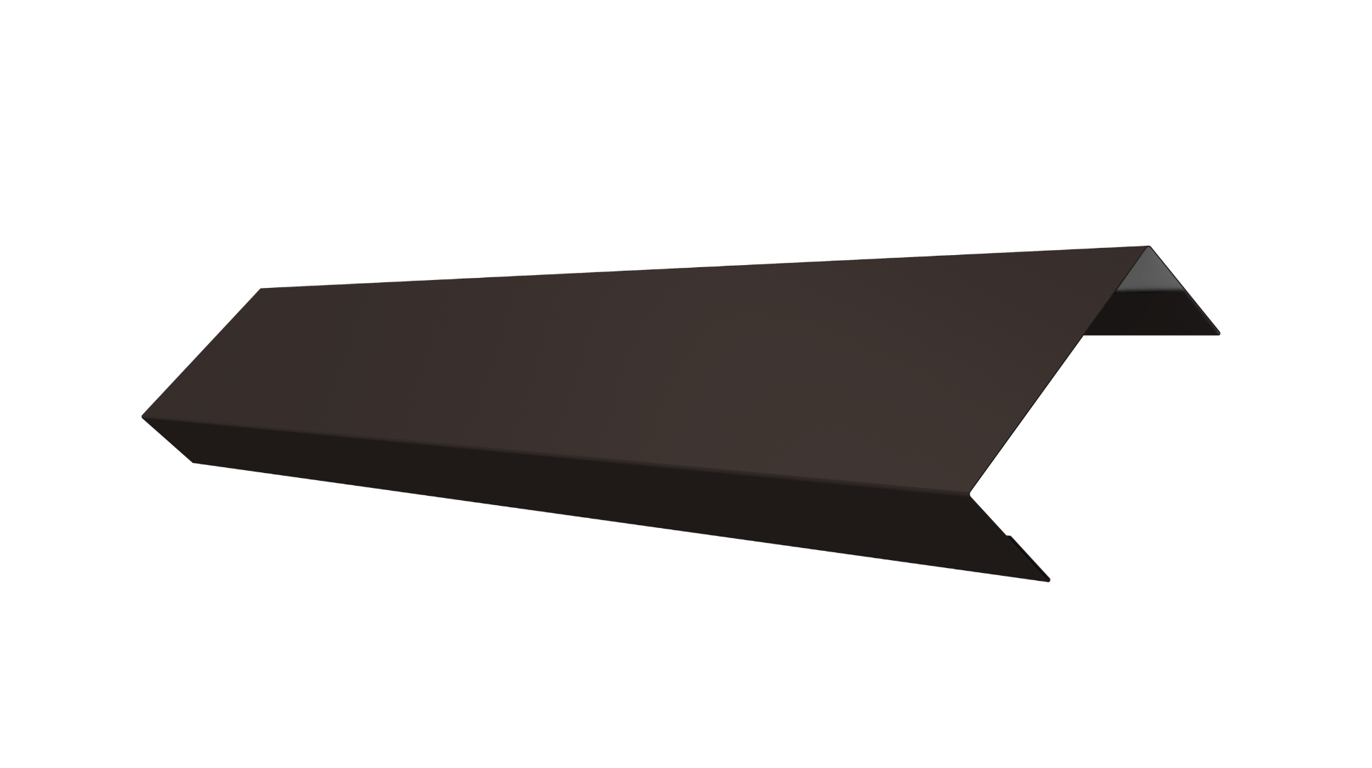 Ламель обратная 50 забора жалюзи Texas 0.5 PurPro с пленкой RR 32 темно-коричневый