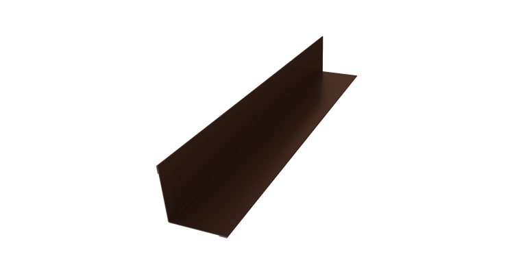 Угол внутренний 50х50 0,45 Drap RAL 8017 шоколад (2м)