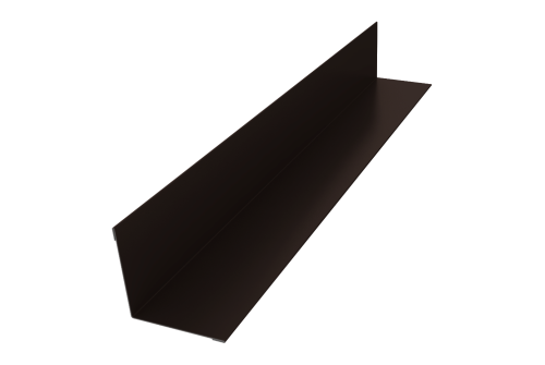 Угол внутренний 50х50 0,5 Satin Matt RR 32 темно-коричневый (3м)