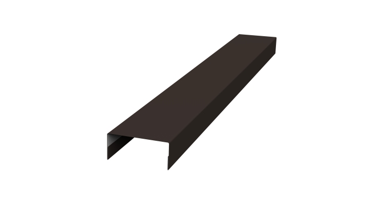 Крышка 30х15 жалюзи Texas 0,5 Velur X RR 32 темно-коричневый (2,5м)