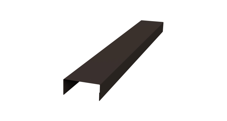 Крышка 45х20 жалюзи Texas 0,45 Drap-double TX RR 32 темно-коричневый (2,5м)