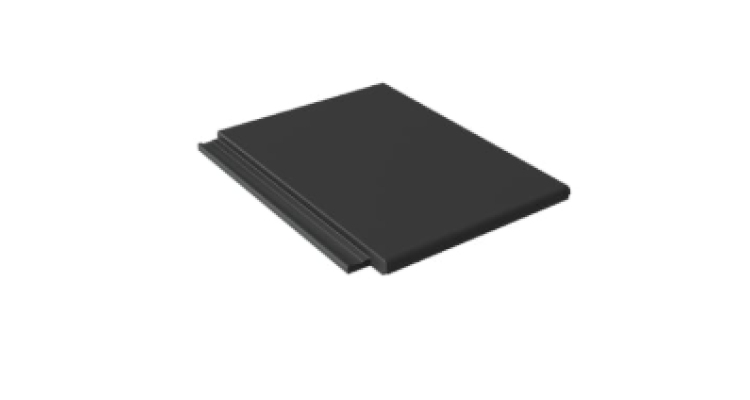 Рядная черепица Braas Тегалит черный