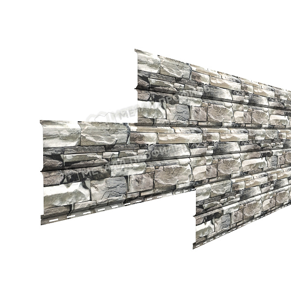 Сайдинг Металл Профиль Lбрус-15х240 (ECOSTEEL-01-Белый Камень ПР-0.5)