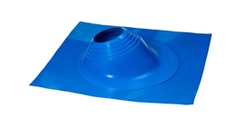 Проходной элемент MF угловой №3.1 (280-460мм) +240 силиконовый (металлический окрашенный фланец) синий