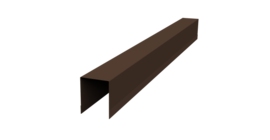 Планка опорная составная внутренняя Palermo 0,45 Drap-double TX RAL 8017 шоколад (2,5м)