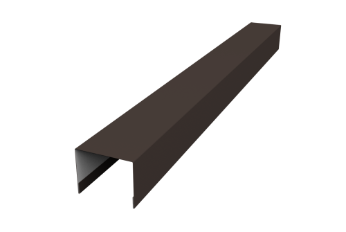 Крышка жалюзи Palermo 0,5 Rooftop Бархат RR 32 темно-коричневый (2м)