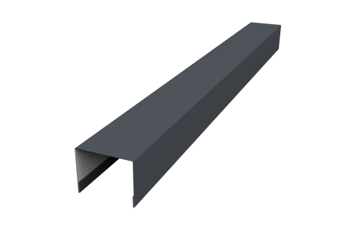 Крышка жалюзи Palermo 0,5 Satin Matt RAL 7024 мокрый асфальт (2м)