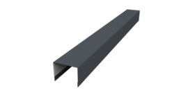 Крышка жалюзи Palermo 0,5 Satin RAL 7024 мокрый асфальт (2м)