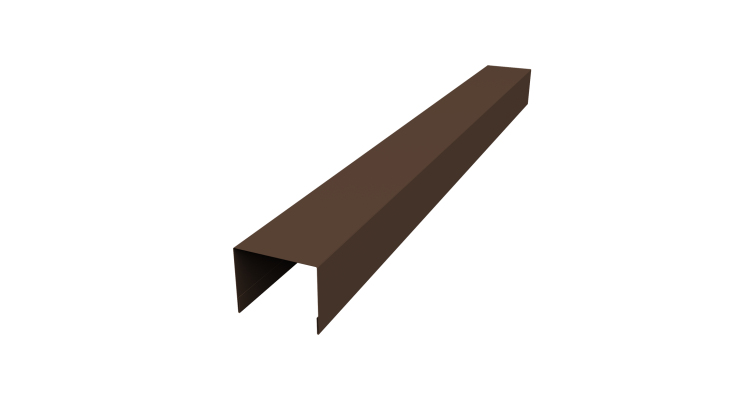 Крышка жалюзи Palermo 0,5 Atlas X RAL 8017 шоколад (2,5м)