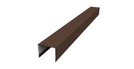 Крышка жалюзи Palermo 0,5 Satin Matt RAL 8017 шоколад (2,5м)