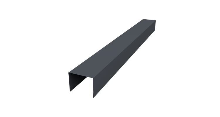 Крышка жалюзи Palermo 0,5 Velur X RAL 7024 мокрый асфальт (3м)