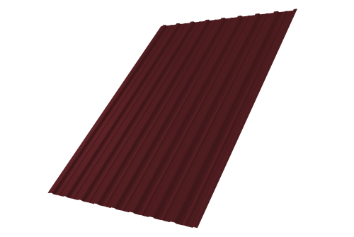 Профнастил С10A 0,45 Drap RAL 3005 красное вино